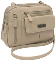 Bolsa tiracolo MultiSac Zippy Triple Compartment Chino Bolsa tiracolo MultiSac Zippy Triple Compartment Chino