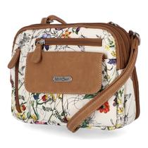 Bolsa tiracolo MultiSac Zippy Vienna Floral Vegan Leather