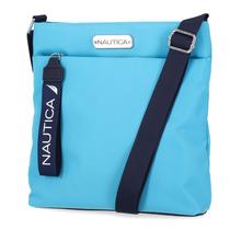 Bolsa tiracolo Nautica Diver de nylon pequena para mulheres azul