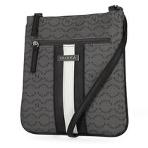 Bolsa tiracolo Nautica Lakeside Signature Jaquard Black Women