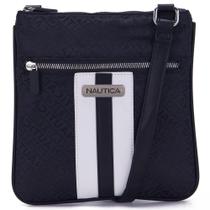 Bolsa tiracolo Nautica Lakeside Signature Jaquard Black Women