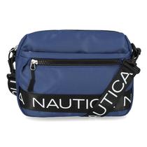Bolsa tiracolo Nautica Nautica Nylon Bean Bag para mulheres Indigo Bolsa tiracolo Nautica Nautica Nylon Bean Bag para mulheres Indigo