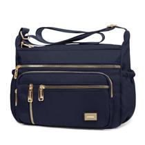 Bolsa tiracolo NPBAG para mulheres, nylon, impermeável, azul marinho Bolsa tiracolo NPBAG para mulheres, nylon, impermeável, azul marinho