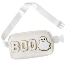 Bolsa tiracolo PainZieTeg Ghost Purse Halloween Beige