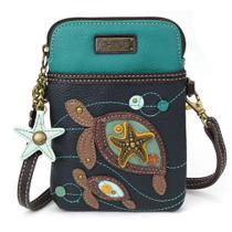 Bolsa tiracolo para celular CHALA Two Turtles Navy Bolsa tiracolo para celular CHALA Two Turtles Navy