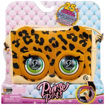 Bolsa Tiracolo Pets Leoluxe Leopard com Brinquedos Interativos para Animais de Estimação