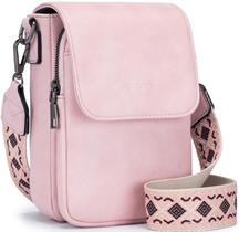 Bolsa tiracolo POIUGOYA pequena para mulheres em material vegano Bolsa tiracolo POIUGOYA pequena para mulheres em material vegano