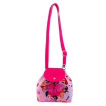 Bolsa Tiracolo Princesas Disney Rosa 16x8x17cm - Disney