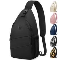 Bolsa Tiracolo Pritent Trendy - Mochila Sling Impermeável Preta Bolsa Tiracolo Pritent Trendy - Mochila Sling Impermeável Preta
