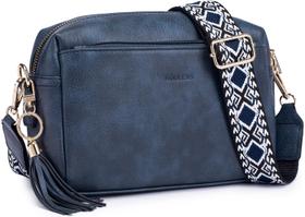 Bolsa tiracolo Roulens com zíper triplo pequena para mulheres Bolsa tiracolo Roulens com zíper triplo pequena para mulheres