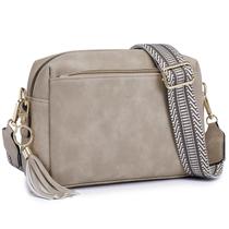 Bolsa tiracolo Roulens com zíper triplo pequena para mulheres Bolsa tiracolo Roulens com zíper triplo pequena para mulheres