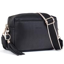 Bolsa tiracolo Roulens com zíper triplo pequena para mulheres
