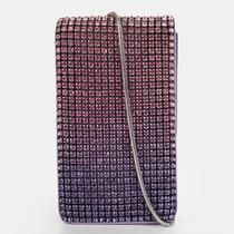 Bolsa Tiracolo Santa Lolla Porta Celular Strass Feminina