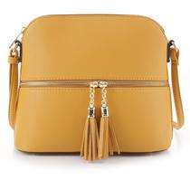 Bolsa tiracolo SG SUGU Lunar Lightweight Medium Dome Mustard
