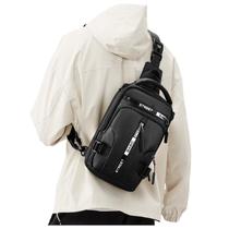 Bolsa Tiracolo Sling SEAFEW Pequena Preta Impermeável em Nylon