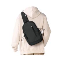 Bolsa tiracolo Sling SEAFEW Small Black para homens e mulheres