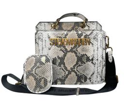 Bolsa tiracolo Steve Madden Bevelyn Metallic Snake