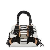 Bolsa tiracolo Steve Madden Diego Top Handle preta/castanha Bolsa tiracolo Steve Madden Diego Top Handle preta/castanha