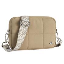 Bolsa tiracolo Telena para mulheres Puffer Shoulder Khaki Bolsa tiracolo Telena para mulheres Puffer Shoulder Khaki