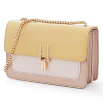 Bolsa tiracolo TOP BAND, fofa de material sintético para mulheres, amarela