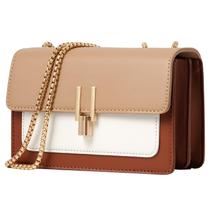 Bolsa tiracolo TOP BAND, fofa de material sintético para mulheres, marrom