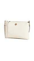 Bolsa tiracolo Tory Burch Mercer Pebbled Leather Cream