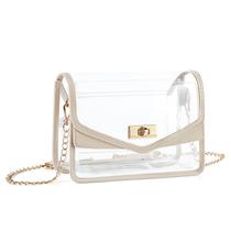 Bolsa tiracolo transparente Missnine Clear Bag para eventos em estádios