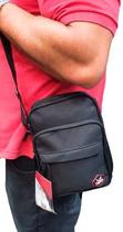Bolsa tiracolo transversal yepp unissex preta bf 048 Bolsa tiracolo transversal yepp unissex preta bf 048