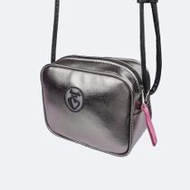 Bolsa Tiracolo Tweenie Básica Prata Velho Estilosa 580.221