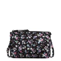 Bolsa tiracolo Vera Bradley, carteira de algodão RFID Botanical Bolsa tiracolo Vera Bradley, carteira de algodão RFID Botanical