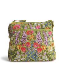 Bolsa tiracolo Vera Bradley Premium em algodão com zíper original Bolsa tiracolo Vera Bradley Premium em algodão com zíper original