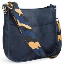 Bolsa tiracolo Viva Terry Vegan Leather Midnight Blue