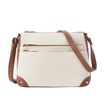 Bolsa tiracolo WESTBRONCO tamanho médio de ombro bege/marrom Bolsa tiracolo WESTBRONCO tamanho médio de ombro bege/marrom