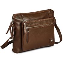 Bolsa tiracolo Wise Owl Accessories, couro pequeno, feminino
