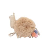 Bolsa tiracolo Wokex Alpaca Lhama Fur Plush para meninas