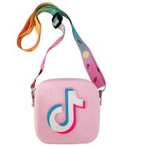 Bolsa tiracolo Wokex Little Girl Princess Tik Tok rosa