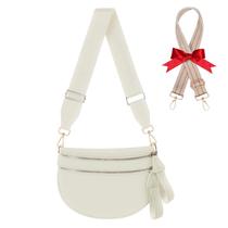 Bolsa tiracolo X-KIDS de nylon quadriculado para mulheres com alça extra Bolsa tiracolo X-KIDS de nylon quadriculado para mulheres com alça extra