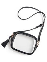 Bolsa tiracolo Yarnic Clear Bag aprovada pela Stadium para mulheres