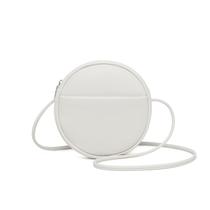 Bolsa tiracolo YONBEN Circle PU em couro para mulheres esbranquiçadas Bolsa tiracolo YONBEN Circle PU em couro para mulheres esbranquiçadas