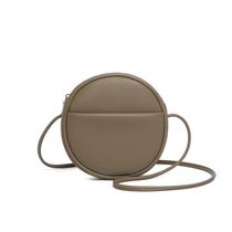 Bolsa tiracolo YONBEN Circle PU Leather para mulheres, cor de chá Bolsa tiracolo YONBEN Circle PU Leather para mulheres, cor de chá