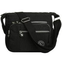 Bolsa tiracolo YYW, ombro multifuncional para mulheres, preta