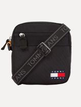 Bolsa Tommy Jeans Masculina Daily Essential Shoulder Reporter Preta