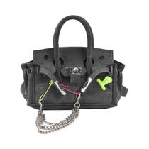 Bolsa Tote Artesanal De Denim Reciclado Com Costura Rústica Leve E Multiuso Para Fraldas