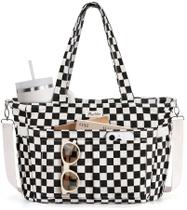 Bolsa Tote Bagstellar de Veludo Cotelê com 17 Bolsos Leve