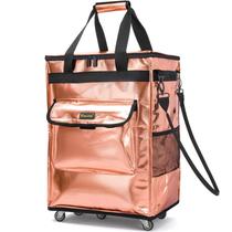 Bolsa Tote BALEINE Carrinho de Compras Rodinhas 51x39x65 cm Rosa