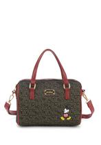 Bolsa Tote Bau Feminina Mickey Mouse Disney BMK78590 Marrom