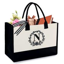Bolsa Tote BeeGreen Divertida para Mujeres con Monograma Personalizado