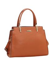 Bolsa Tote Casual Chic - Alça de Mão - Chenson 3485694 - Marrom Bolsa Tote Casual Chic - Alça de Mão - Chenson 3485694 - Marrom
