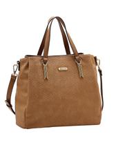 Bolsa Tote casual - Classic - Alça de Mão - Chenson 3485702 - Marrom
