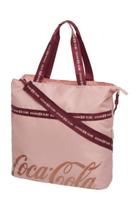 Bolsa Tote Coca Cola Training Esportiva - Rosê E Roxo